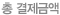 총결재금액